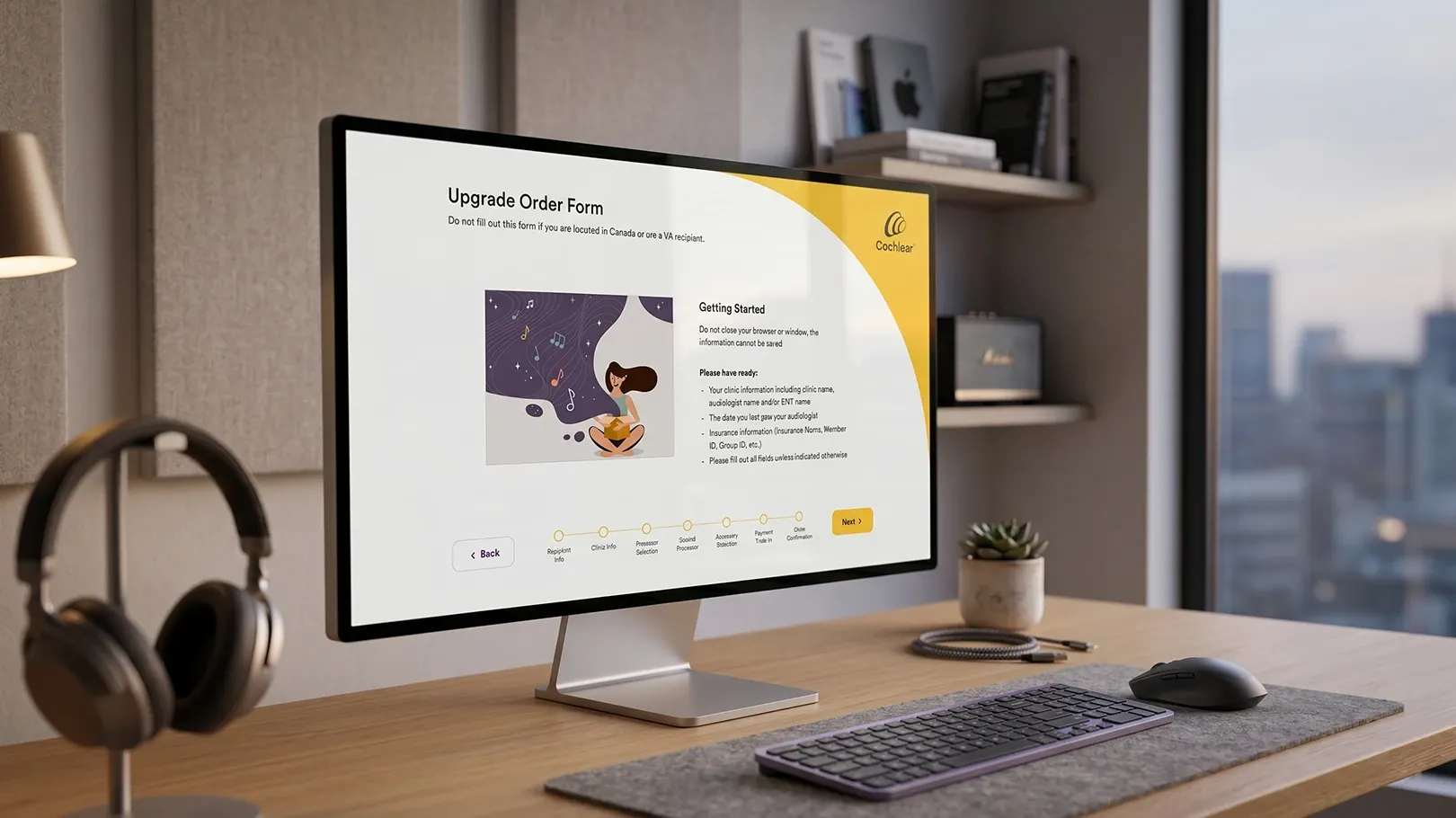 Cochlear Micro-site landing
