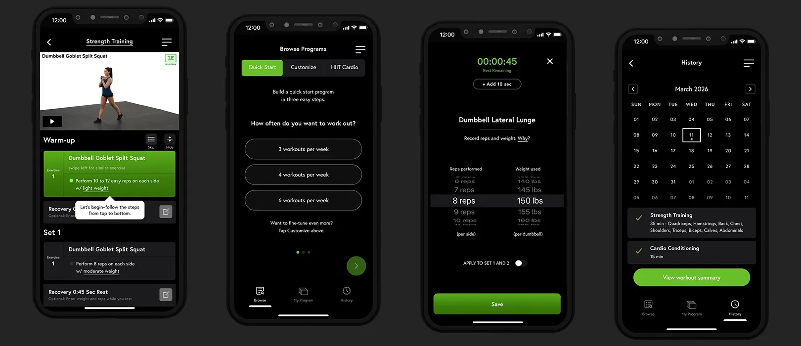 Ironpark App Screenshots