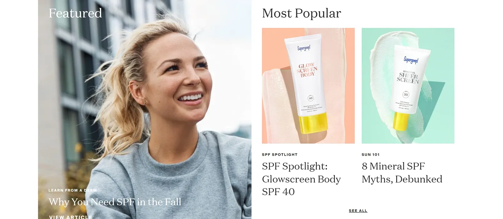 Supergoop Brightside blog detail